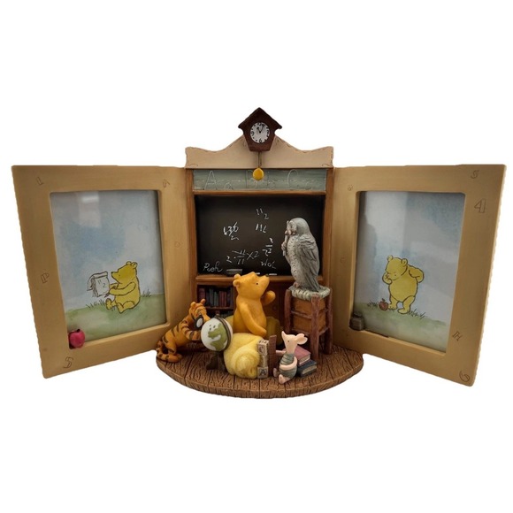 Disney Other - New! Disney Winnie the Pooh Michel & Co Triple Frame-School Scene